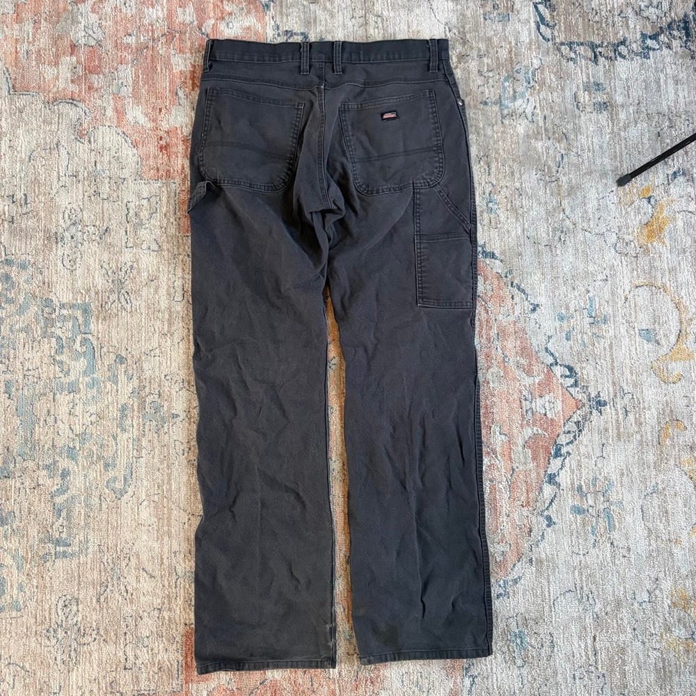 Vintage Dickies Carpenter Pants Black Skater Grunge Y2K Baggy Mens 34